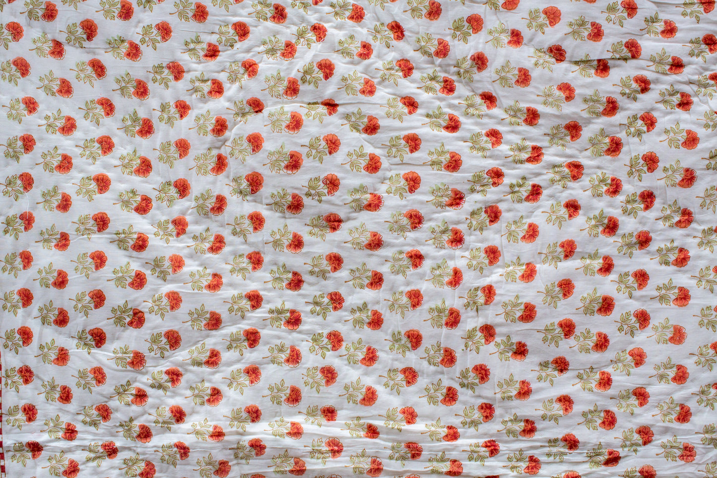 Print Block Padded Quilt - Lambourne
