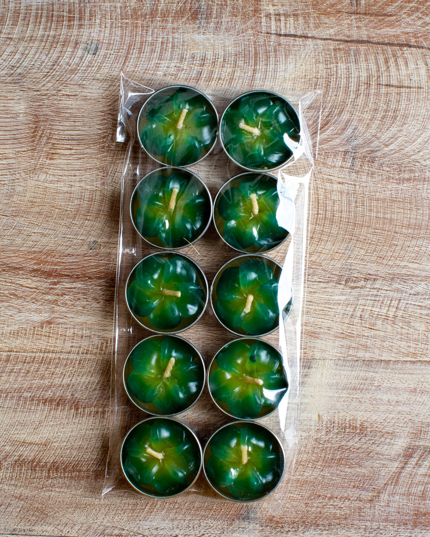 Pack of 10 Floral Tealights