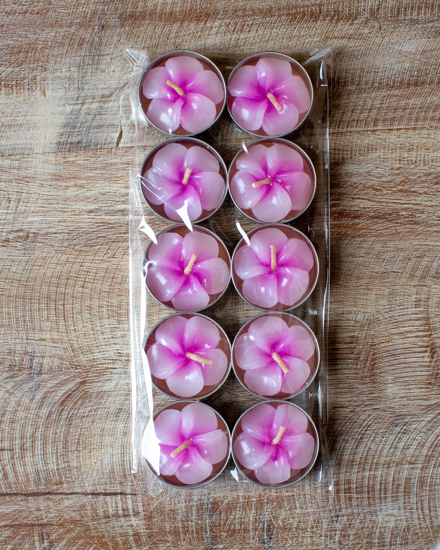 Pack of 10 Floral Tealights