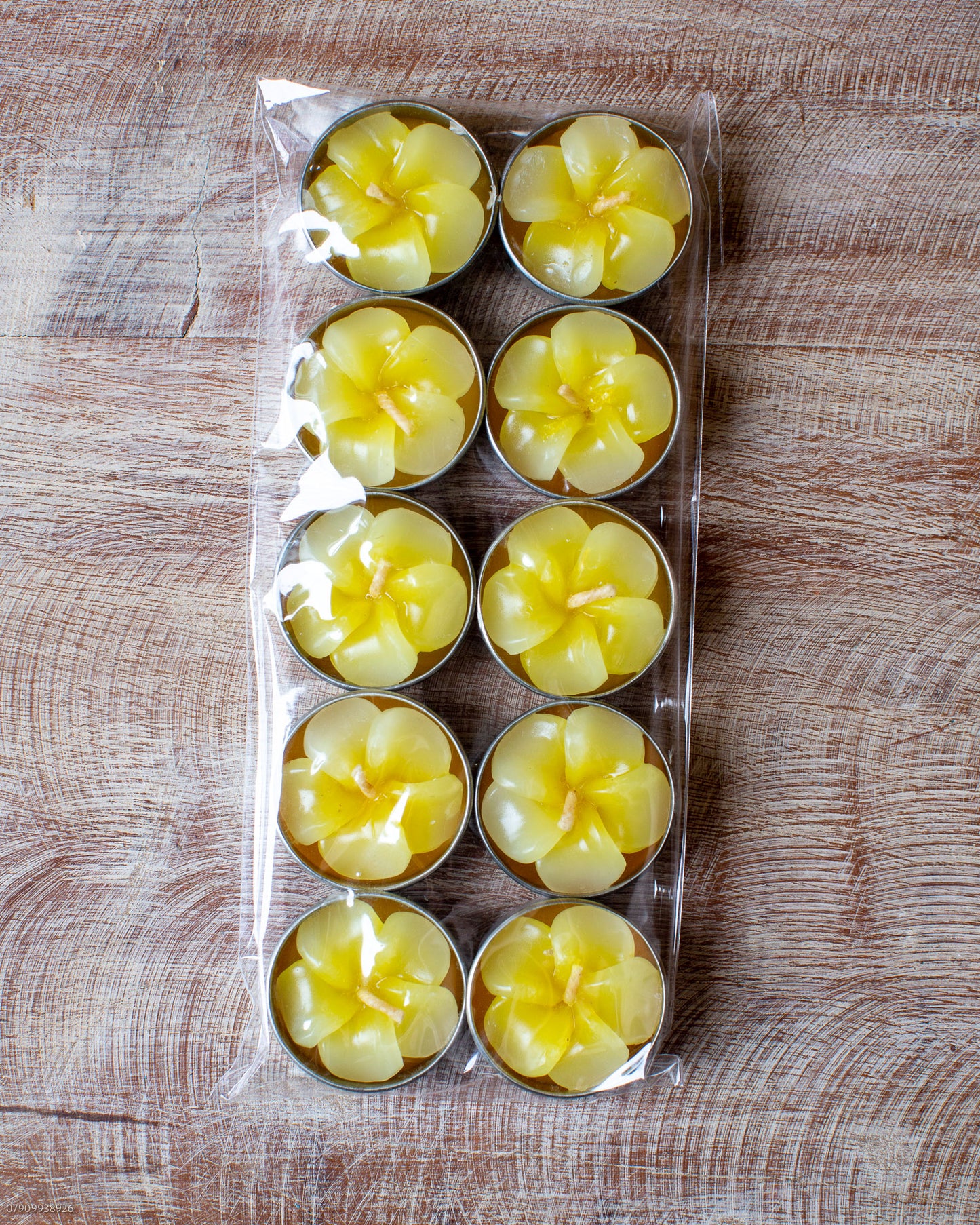 Pack of 10 Floral Tealights