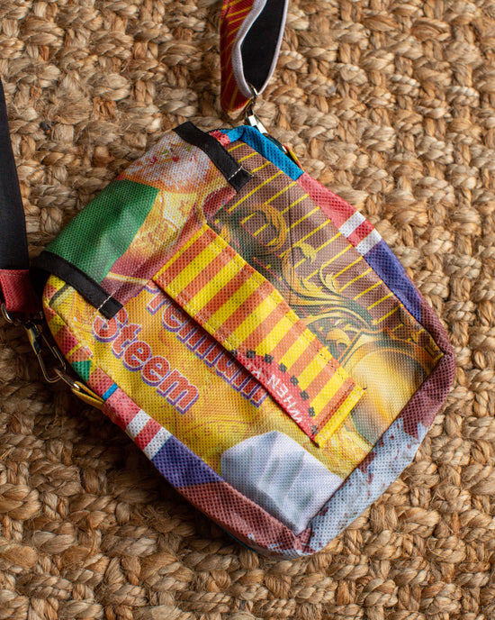 Recycled Rice Sack Small Multi Bag