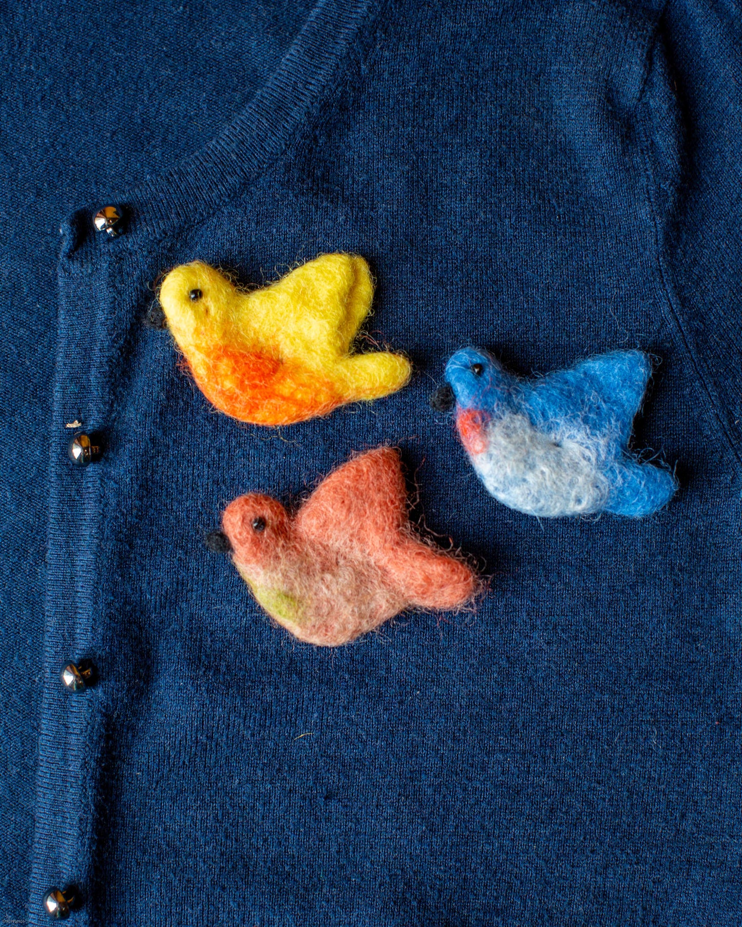 Felt Bird Brooch