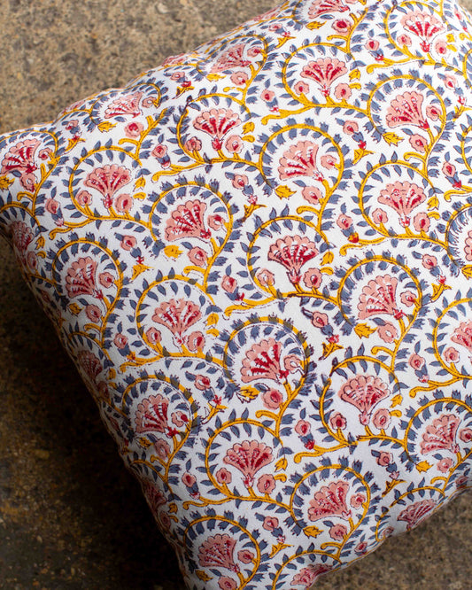 Print Block Footstool