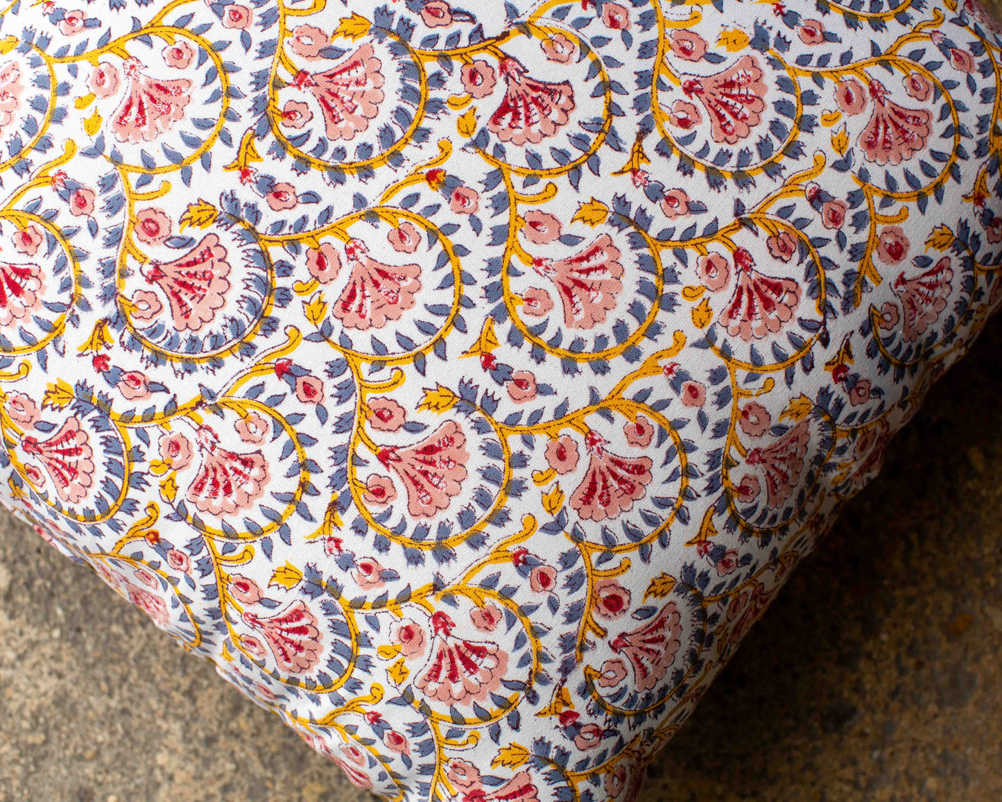 Print Block Footstool