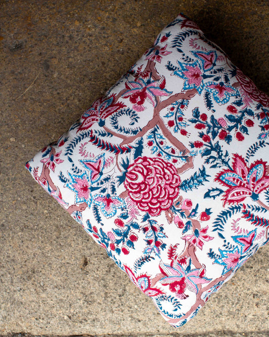 Print Block Footstool