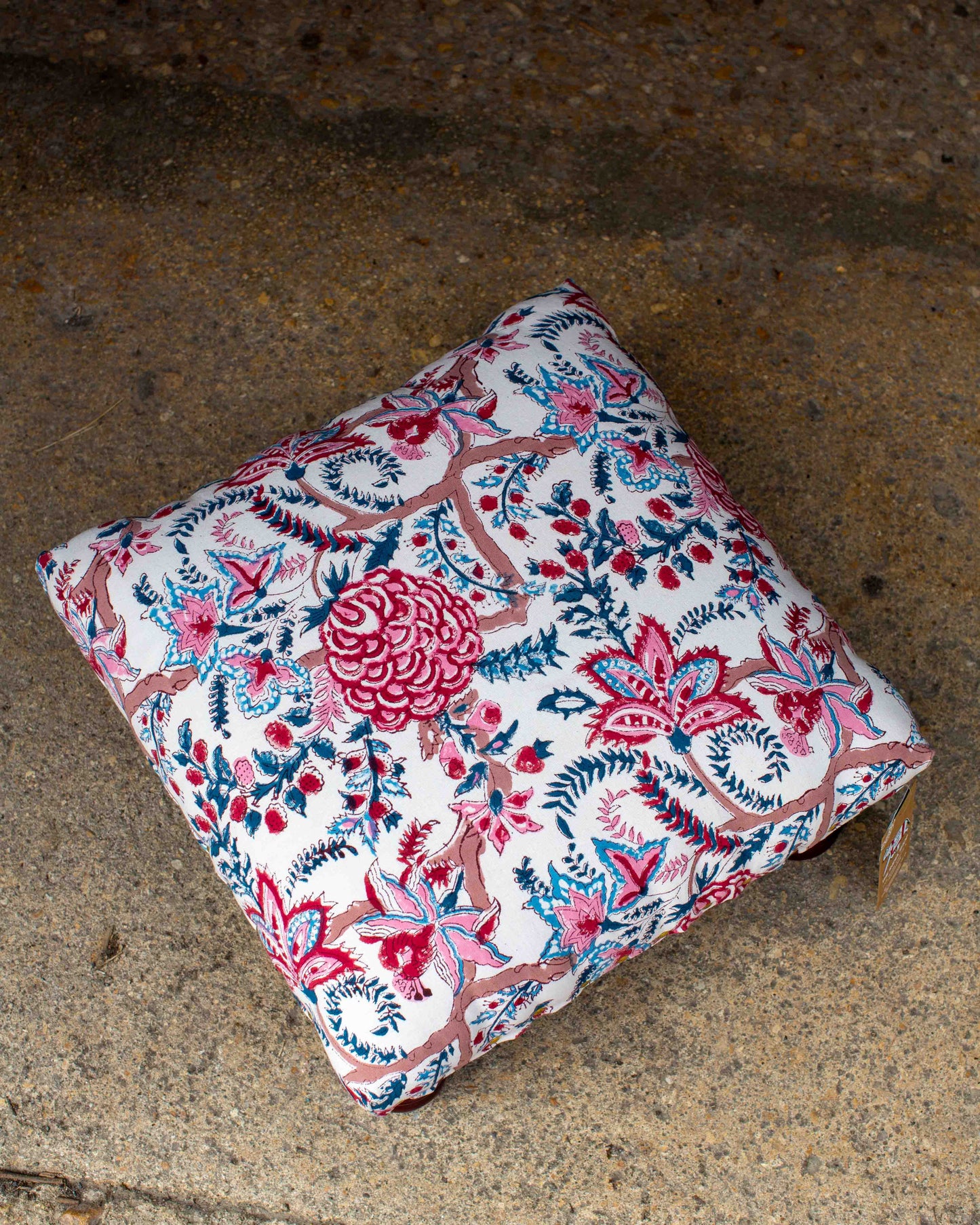 Print Block Footstool