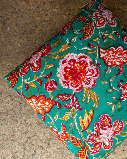 Print Block Footstool