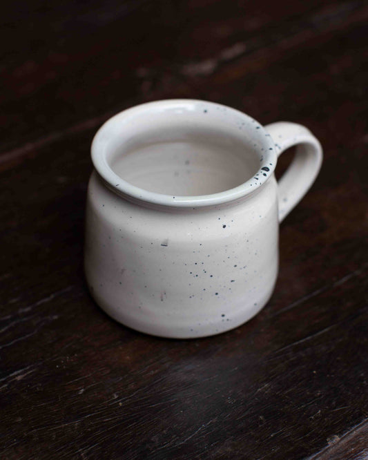 Speckled White Mug