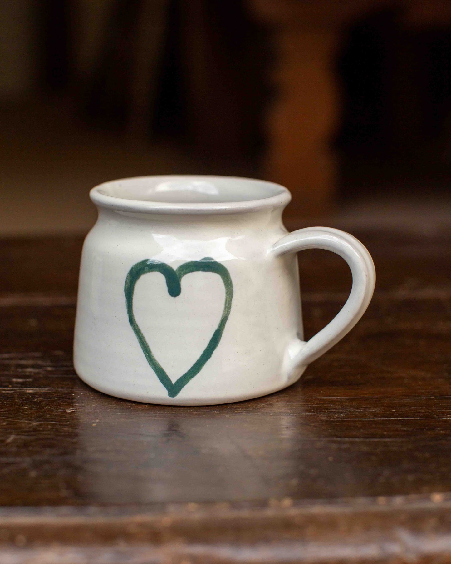 Green Heart Mug