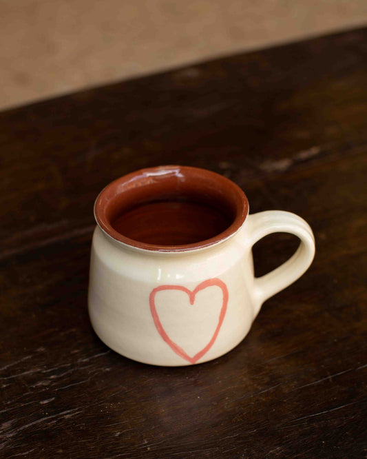 Red Heart Mug