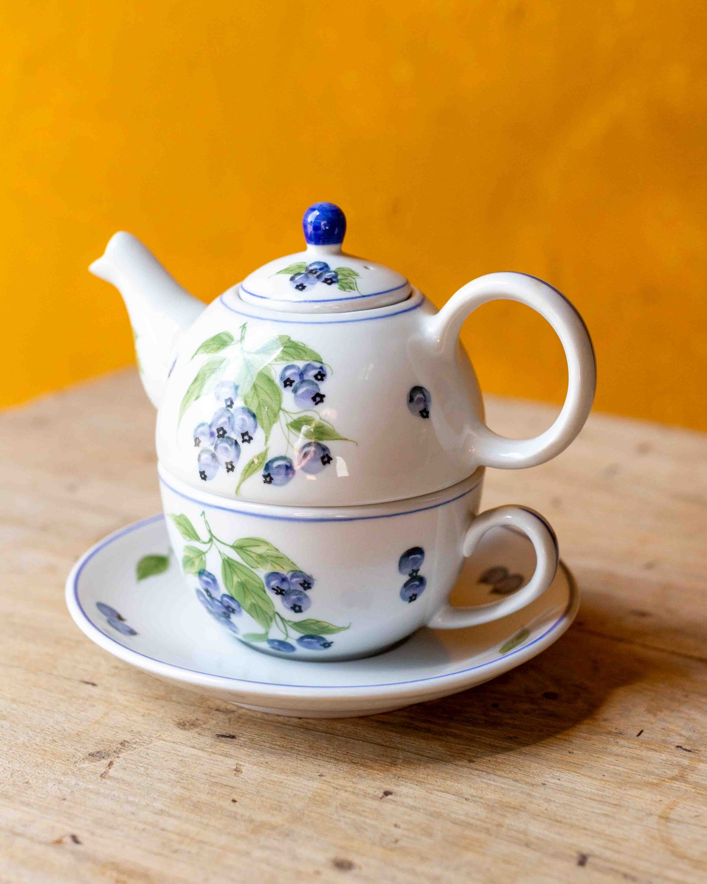 Blueberry Tea Pot