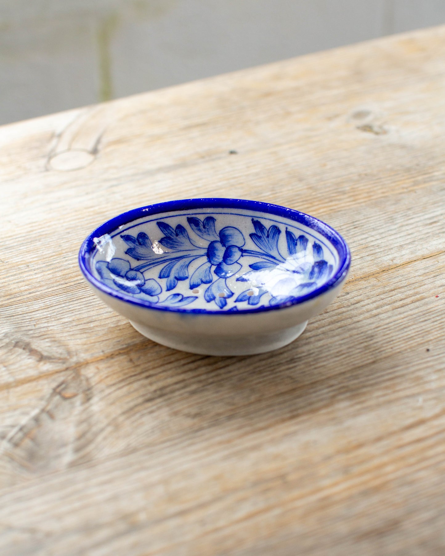 Blue & White Jaipur Soap Holder