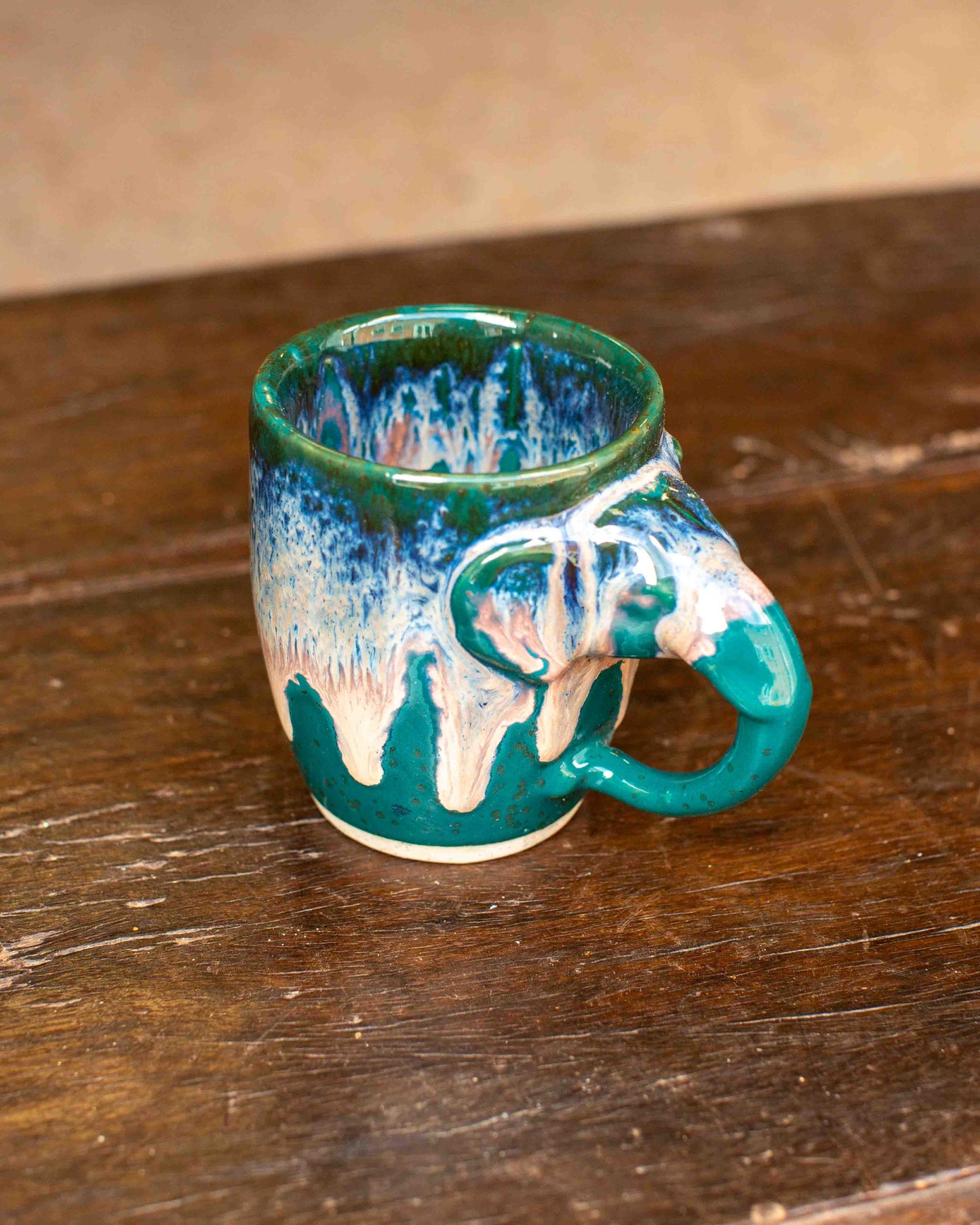 Turq Elephant Mug