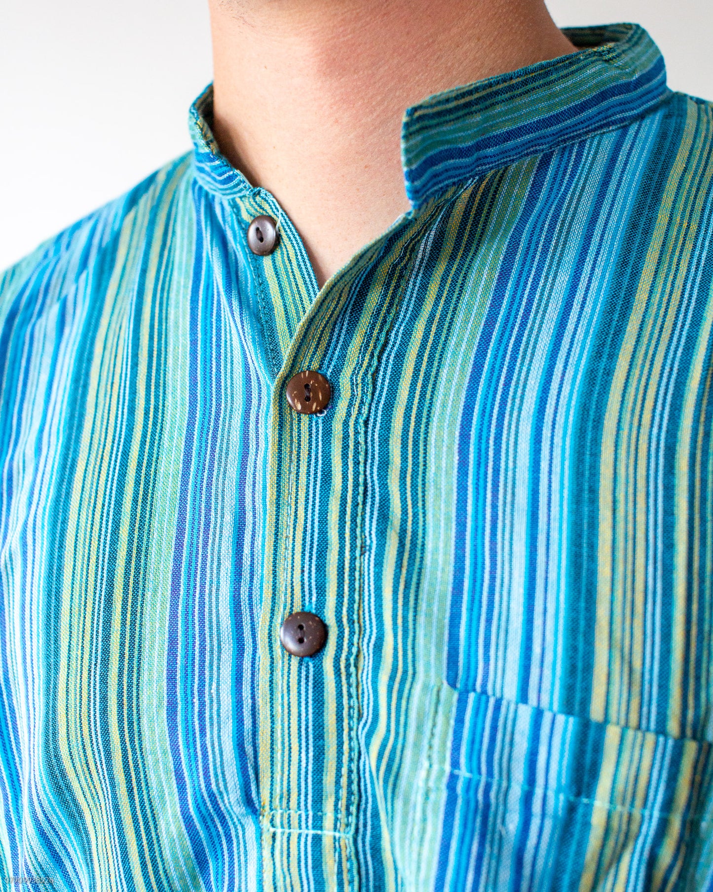 Turquoise Stripe Shirt