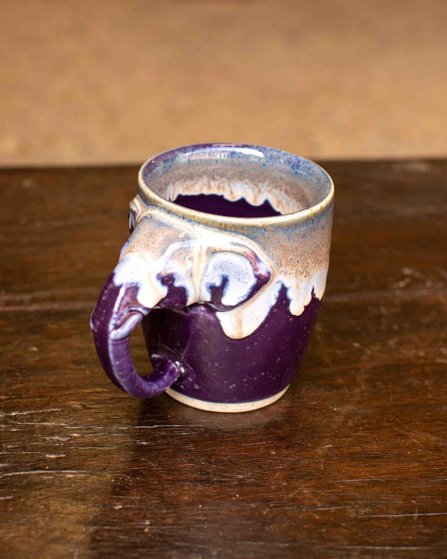 Aubergine Elephant Mug