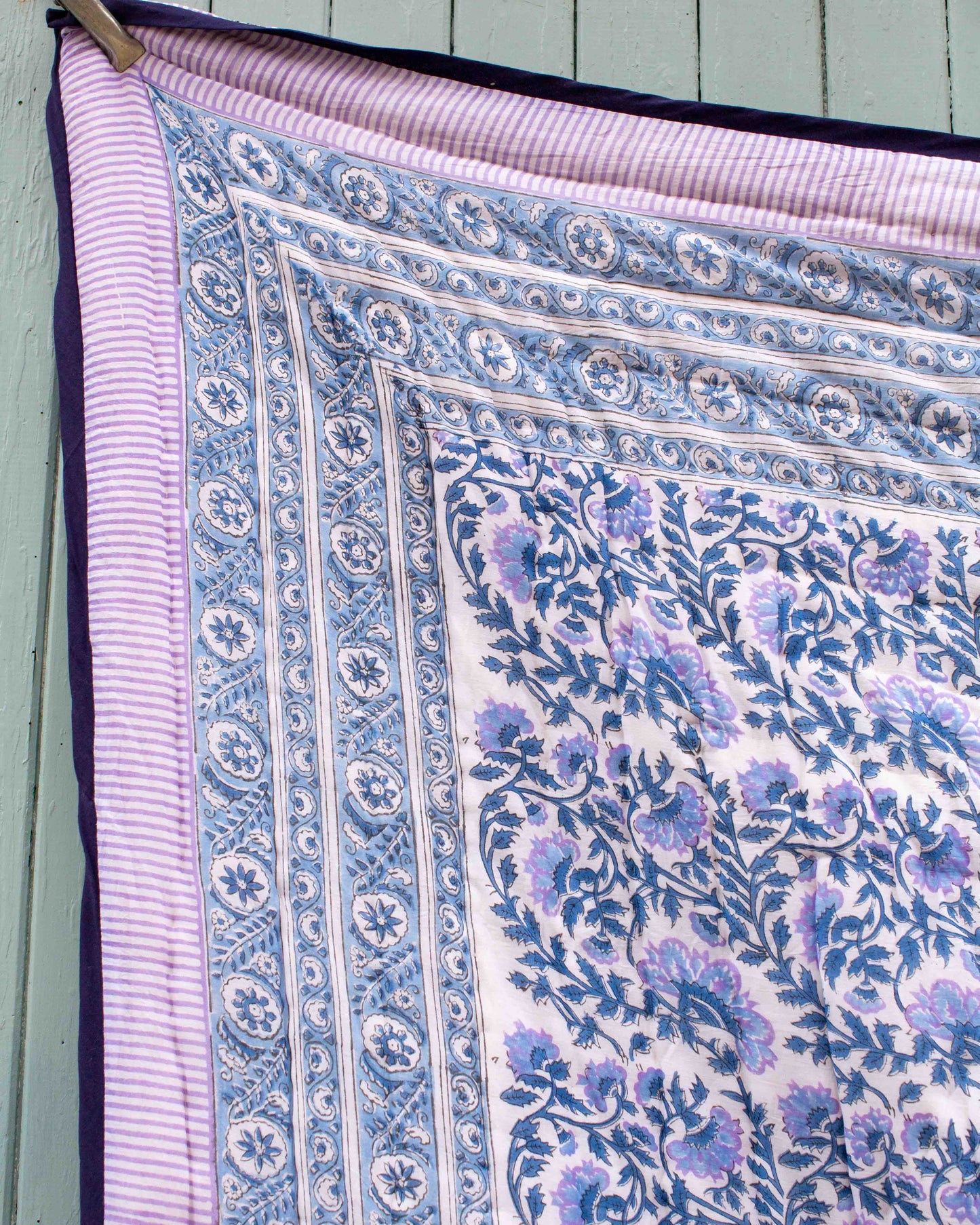 Print Block Padded Quilt - Grafton