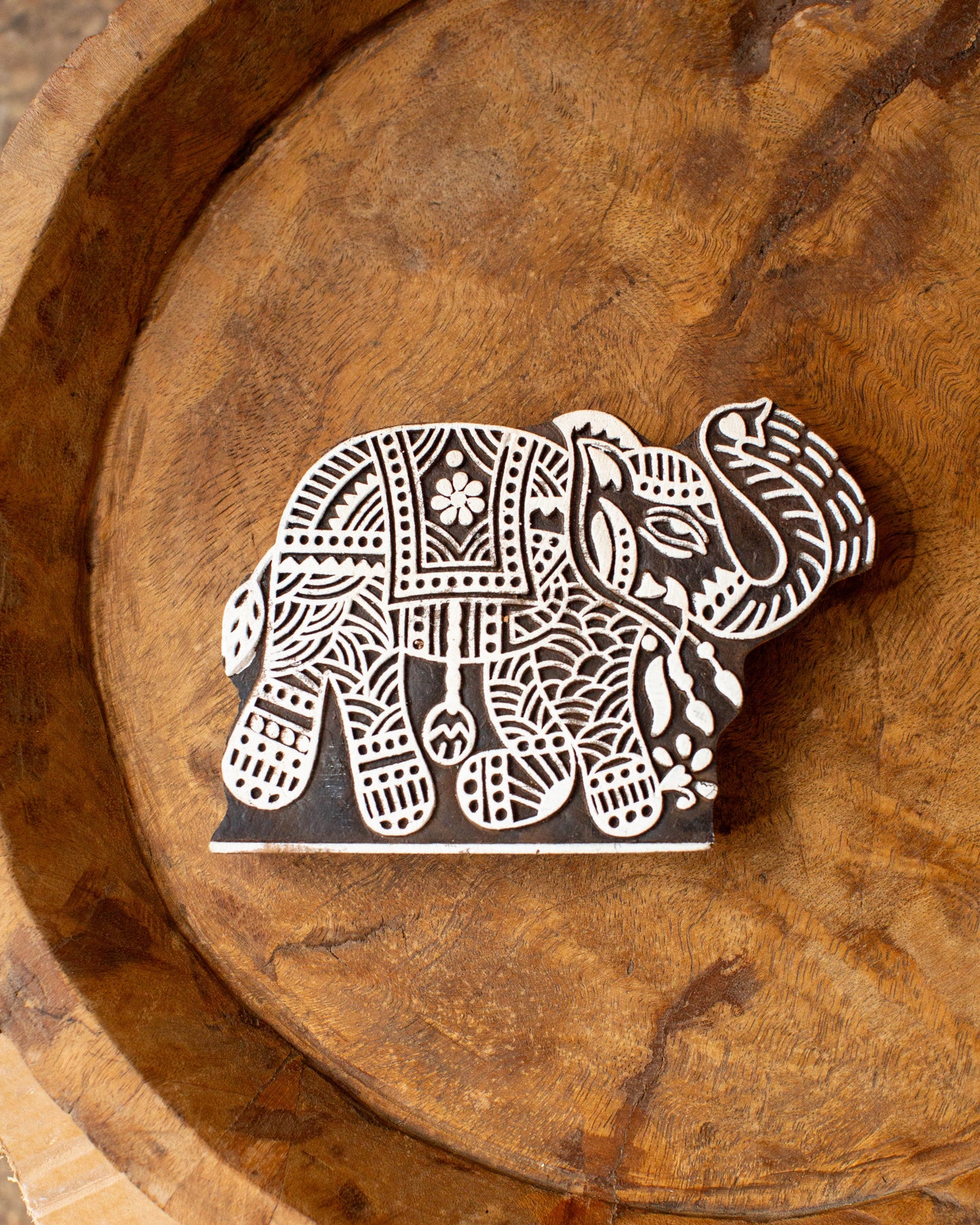 Elephant Printing Block
