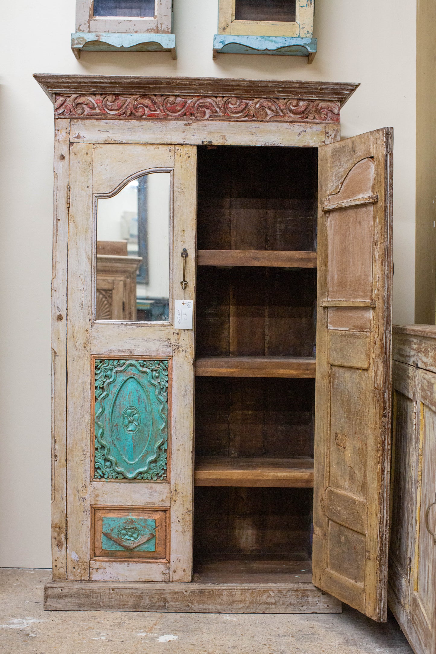 Cream Mirror Cabinet