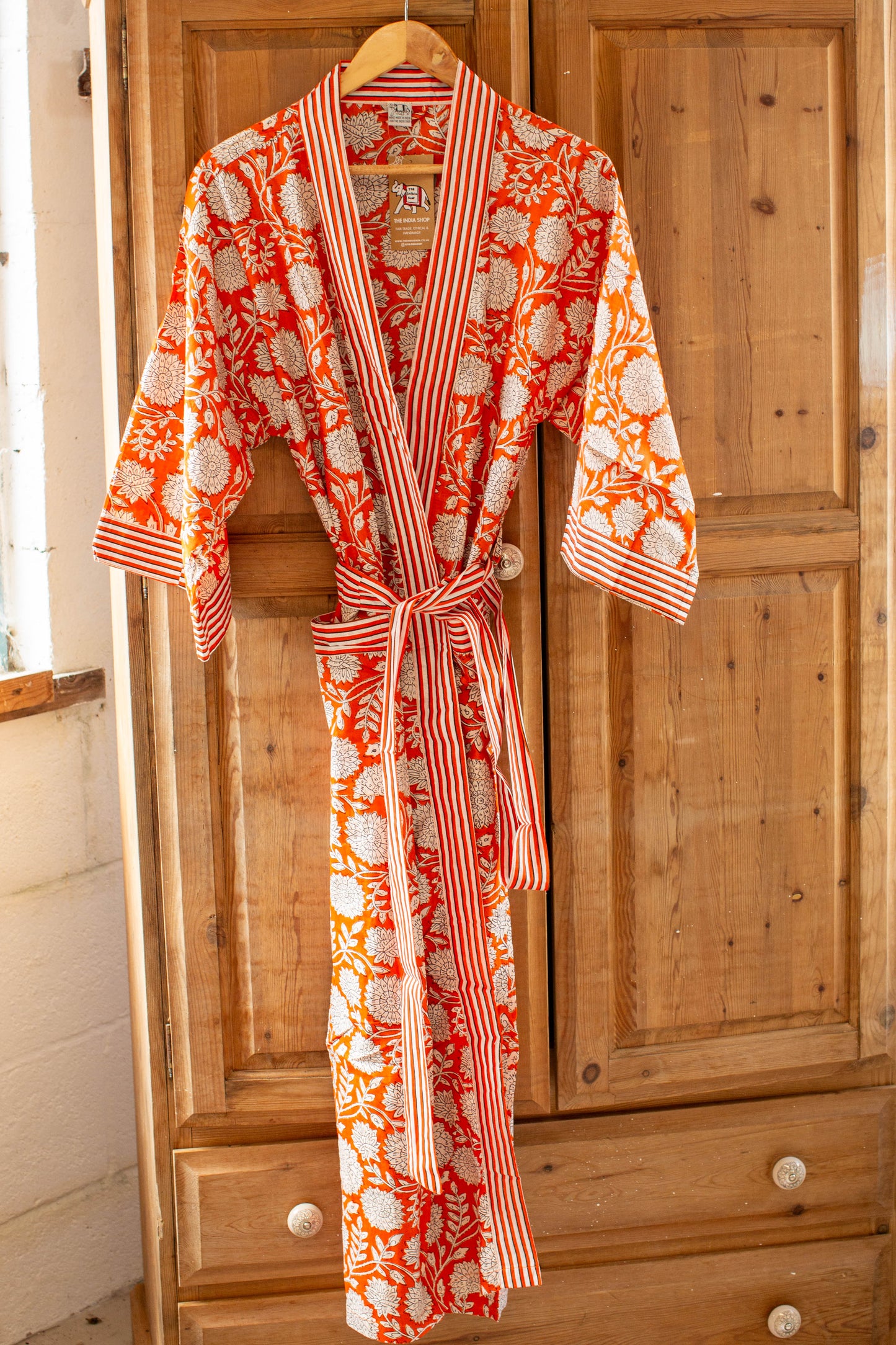 Hand Printed Kimono