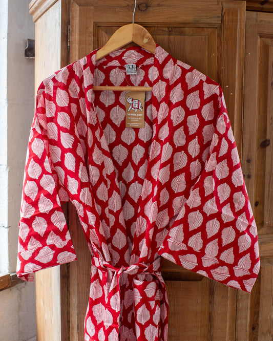 Hand Printed Kimono