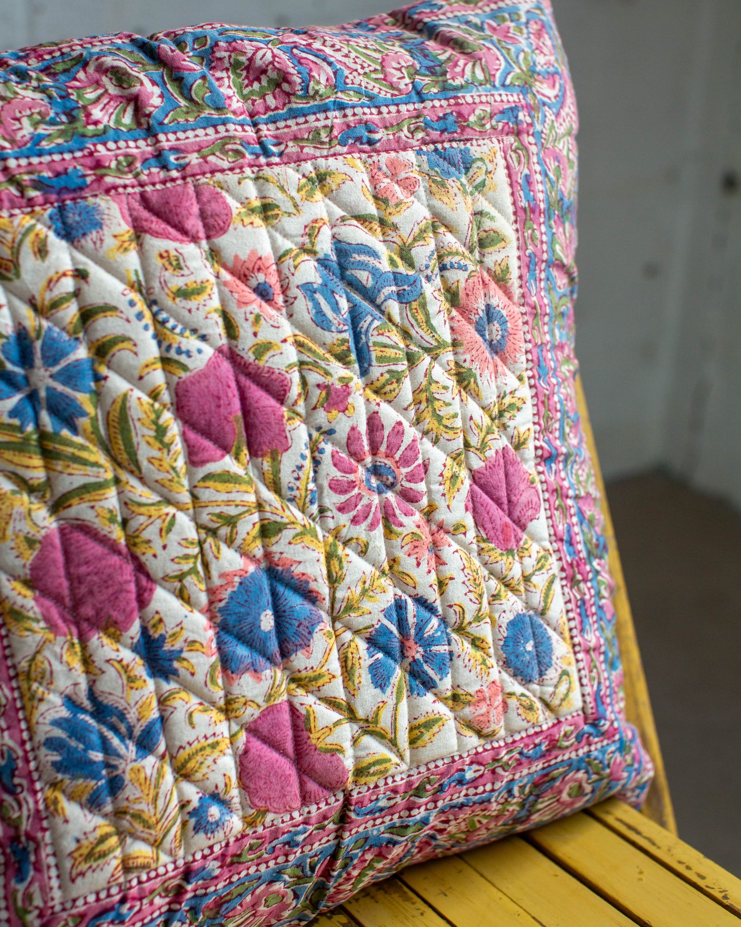 *Archive Collection* Print Block Cushion Cover