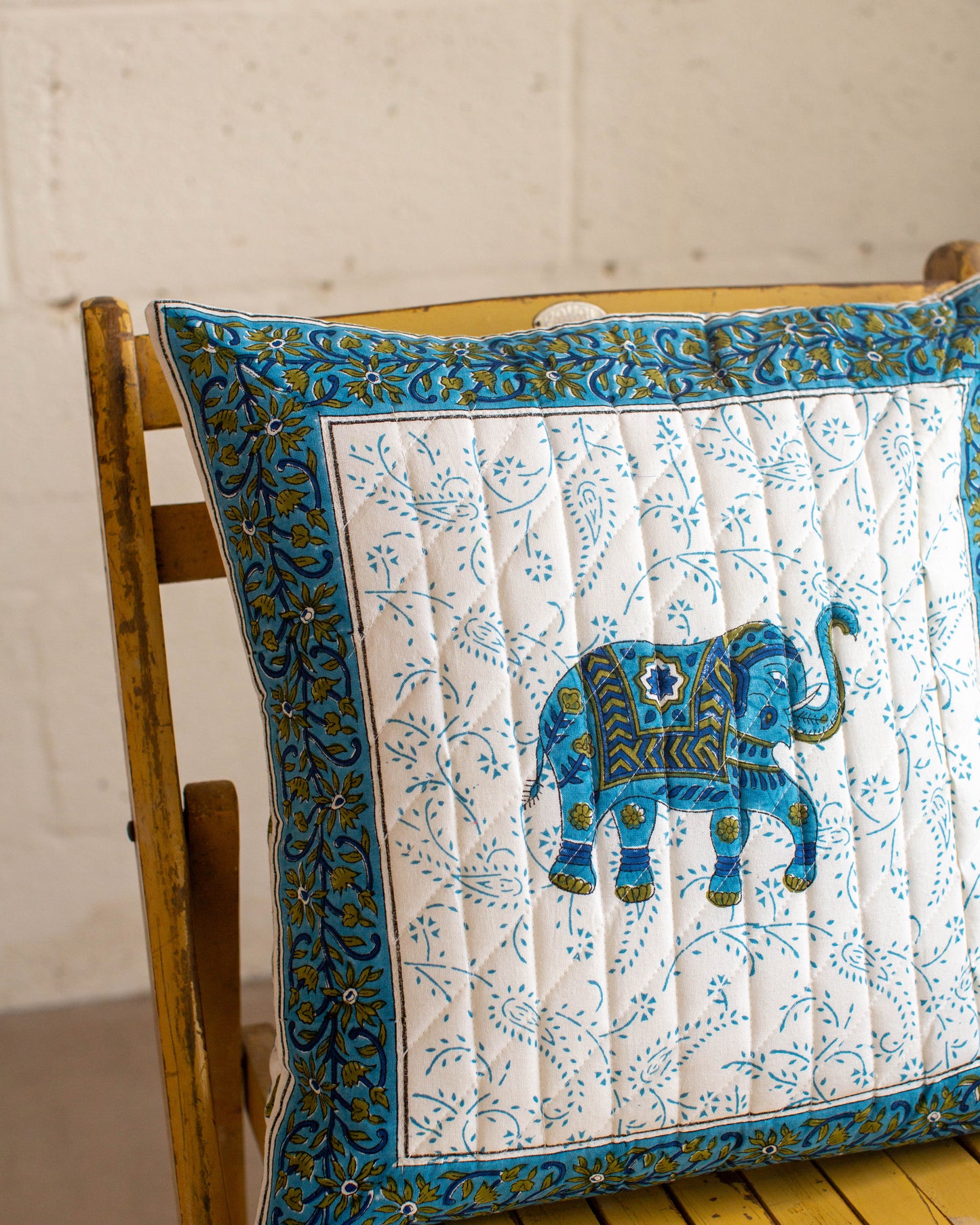 *Archive Collection* Print Block Cushion Cover