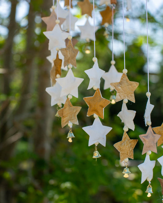 Handmade Paper Star Mobile
