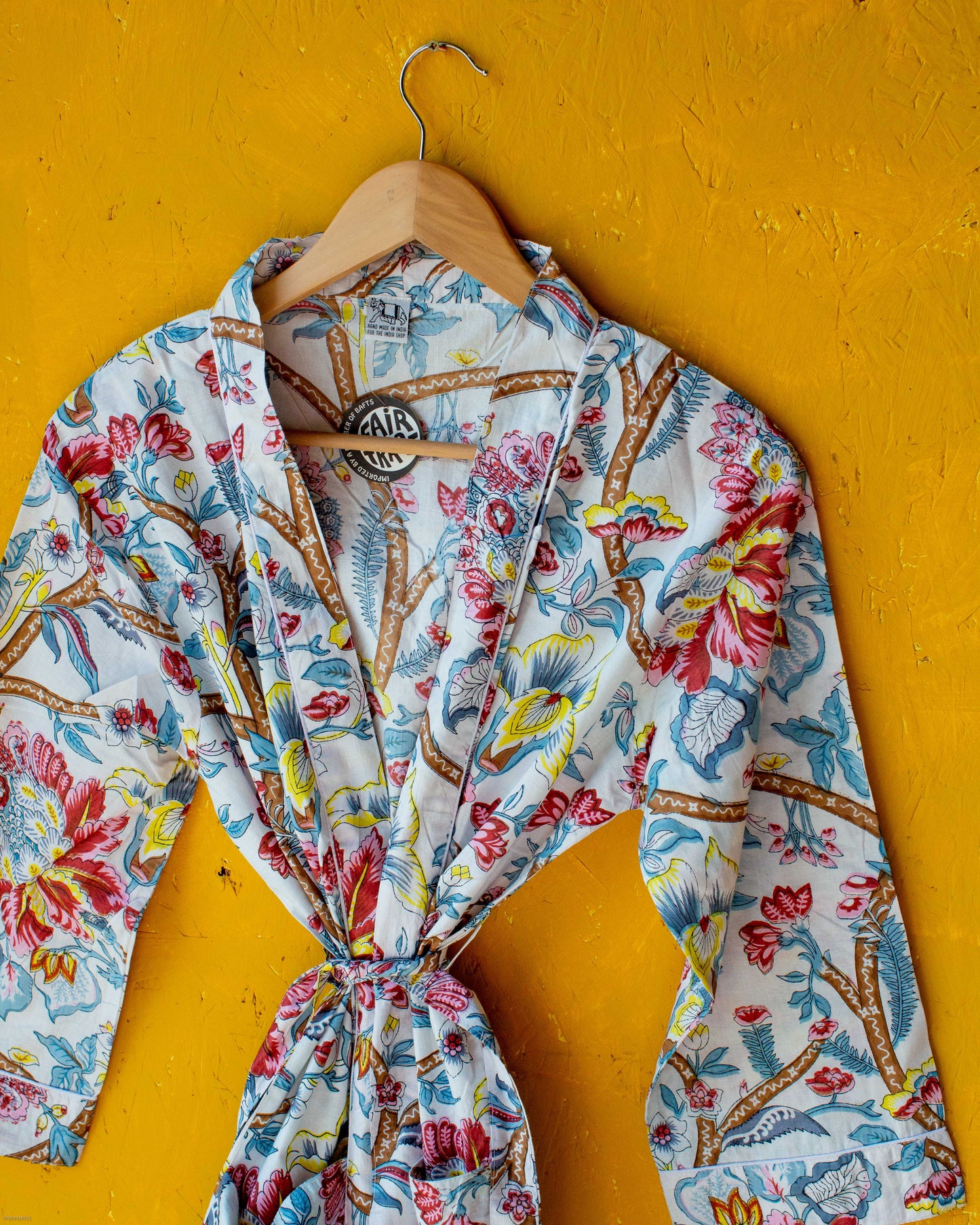 Hand Printed Kimono - #4