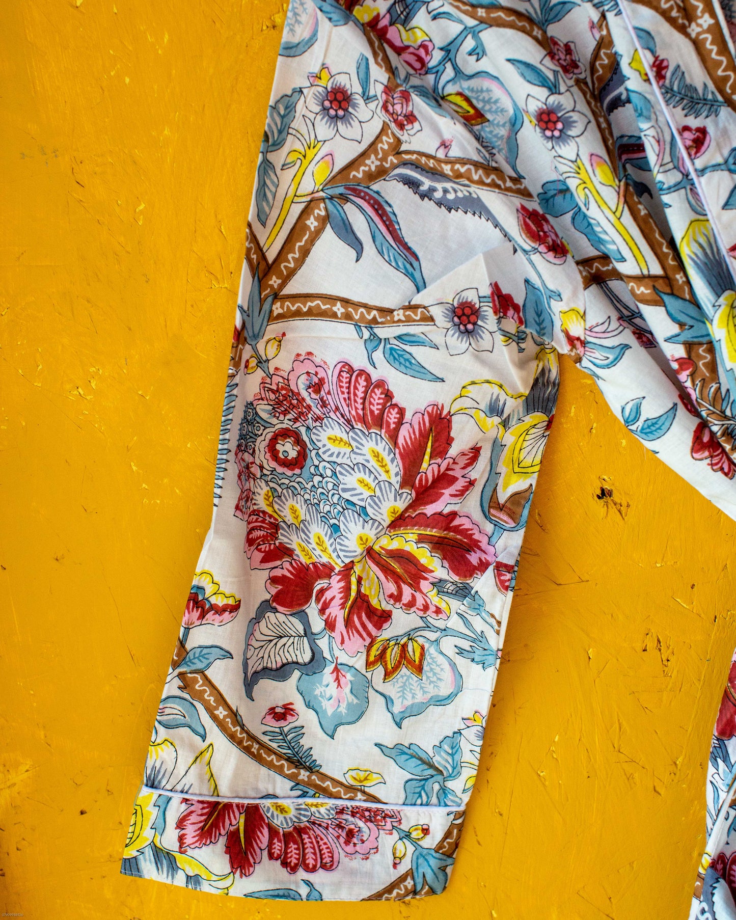 Hand Printed Kimono - #4