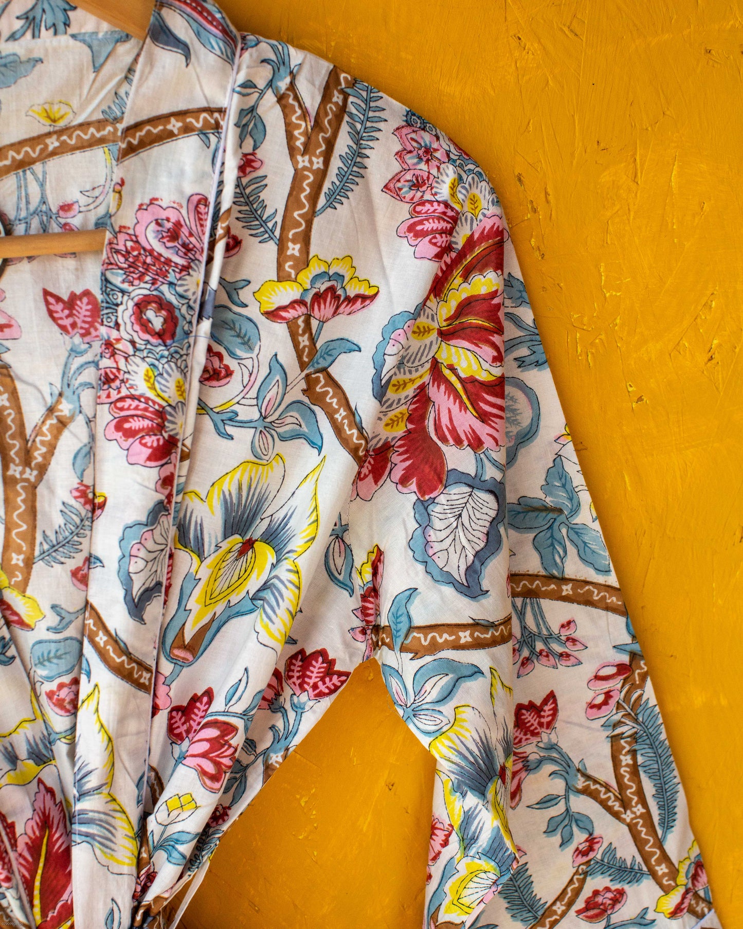 Hand Printed Kimono - #4