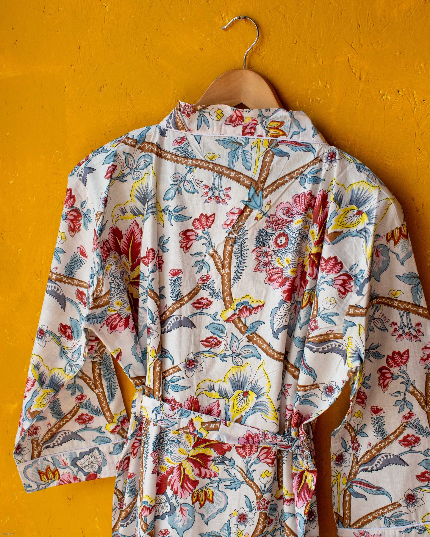 Hand Printed Kimono - #4