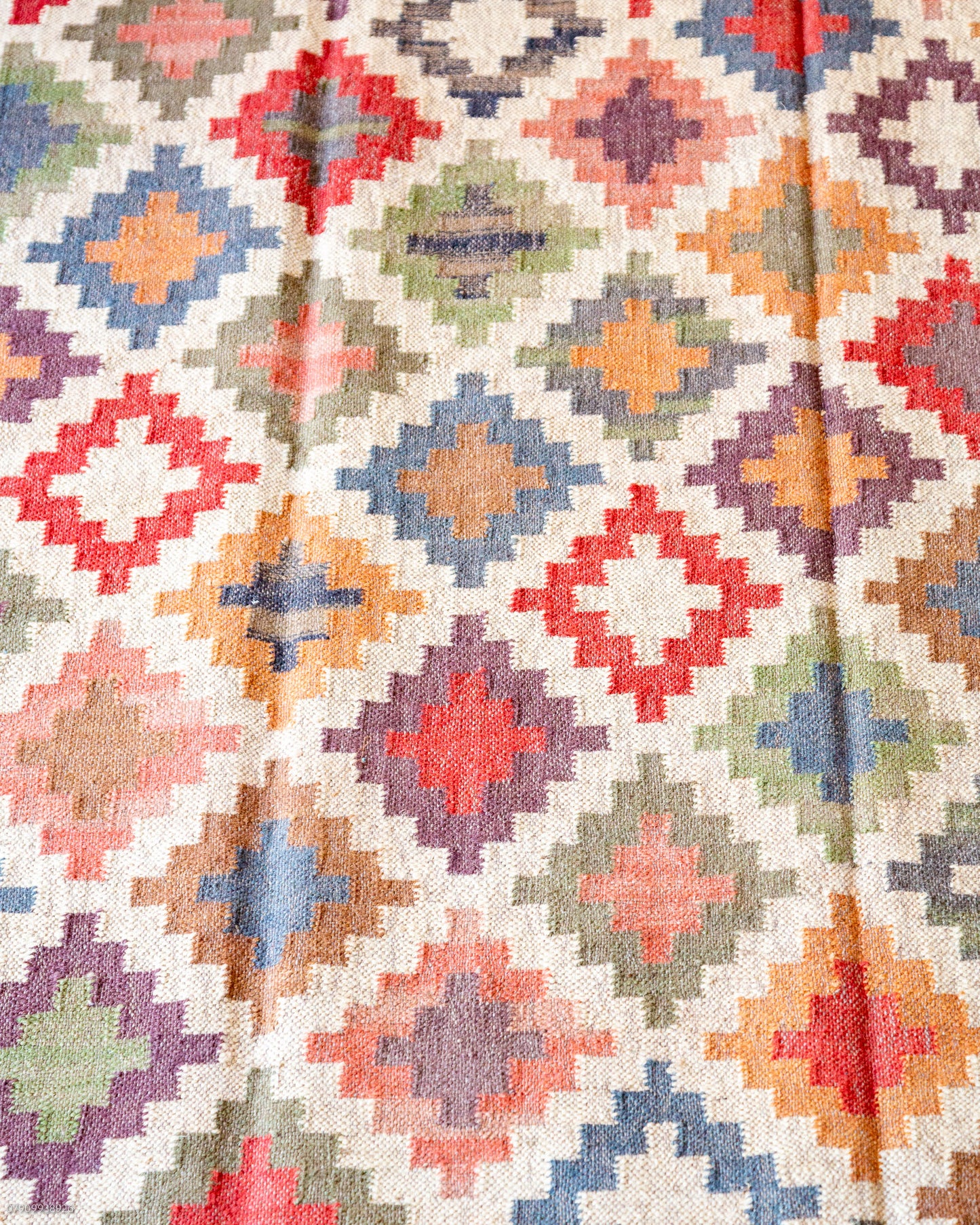 Large Wool & Jute Rug 182cm x 274cm
