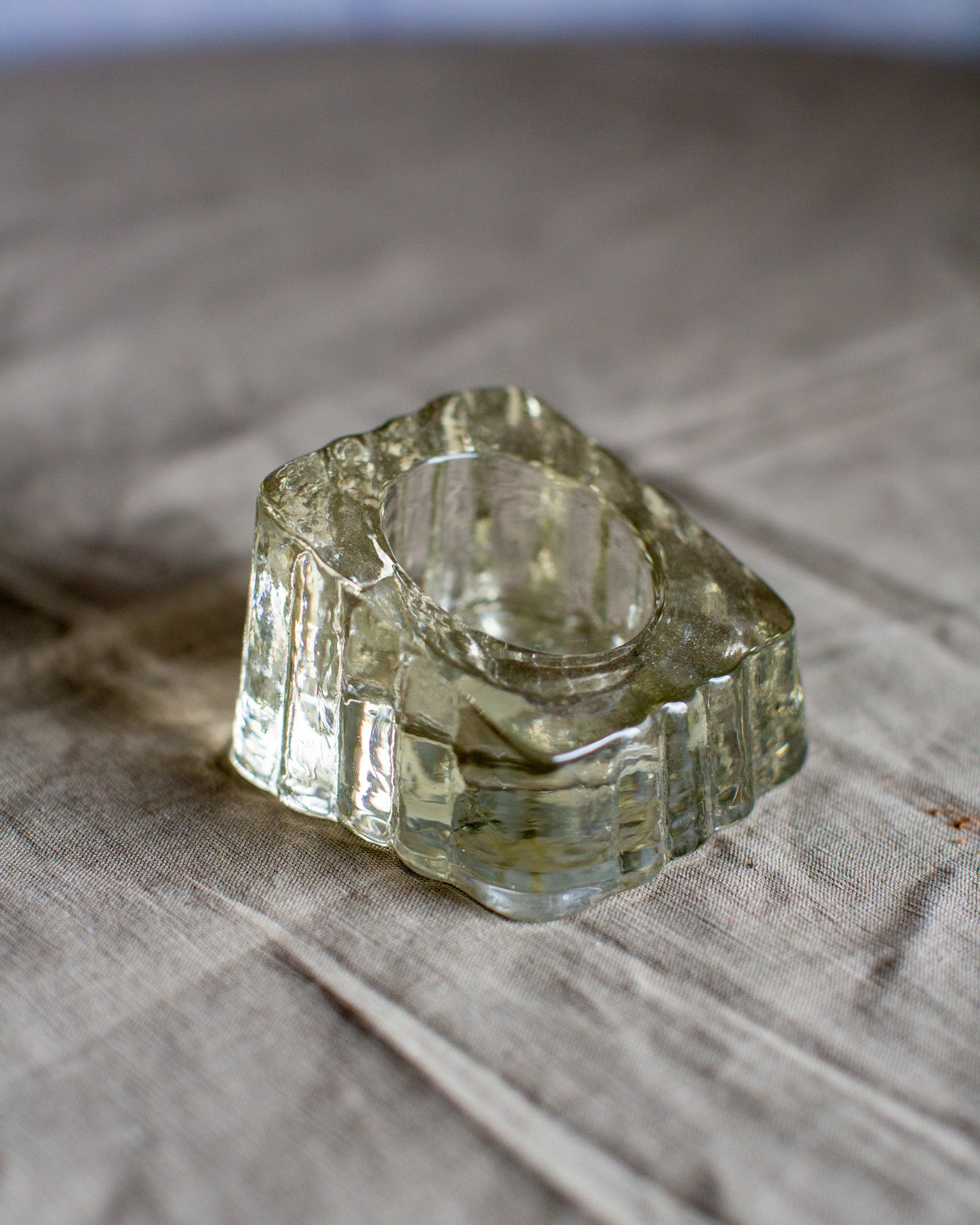 Sloping Glass Votive - The india Shop