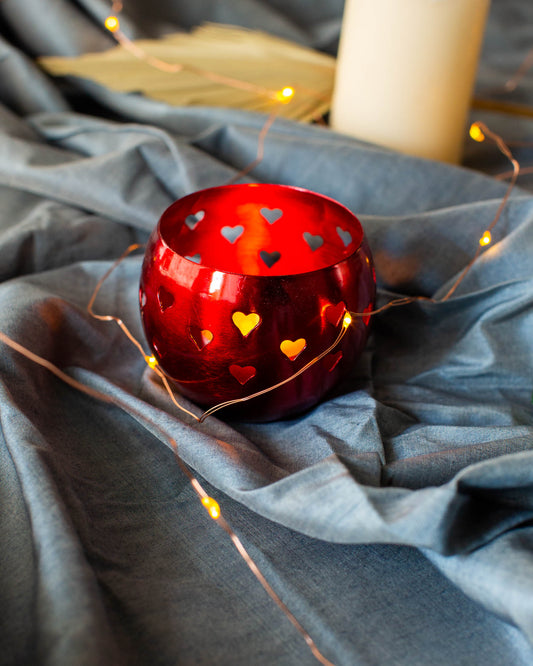 Metal Heart Votive