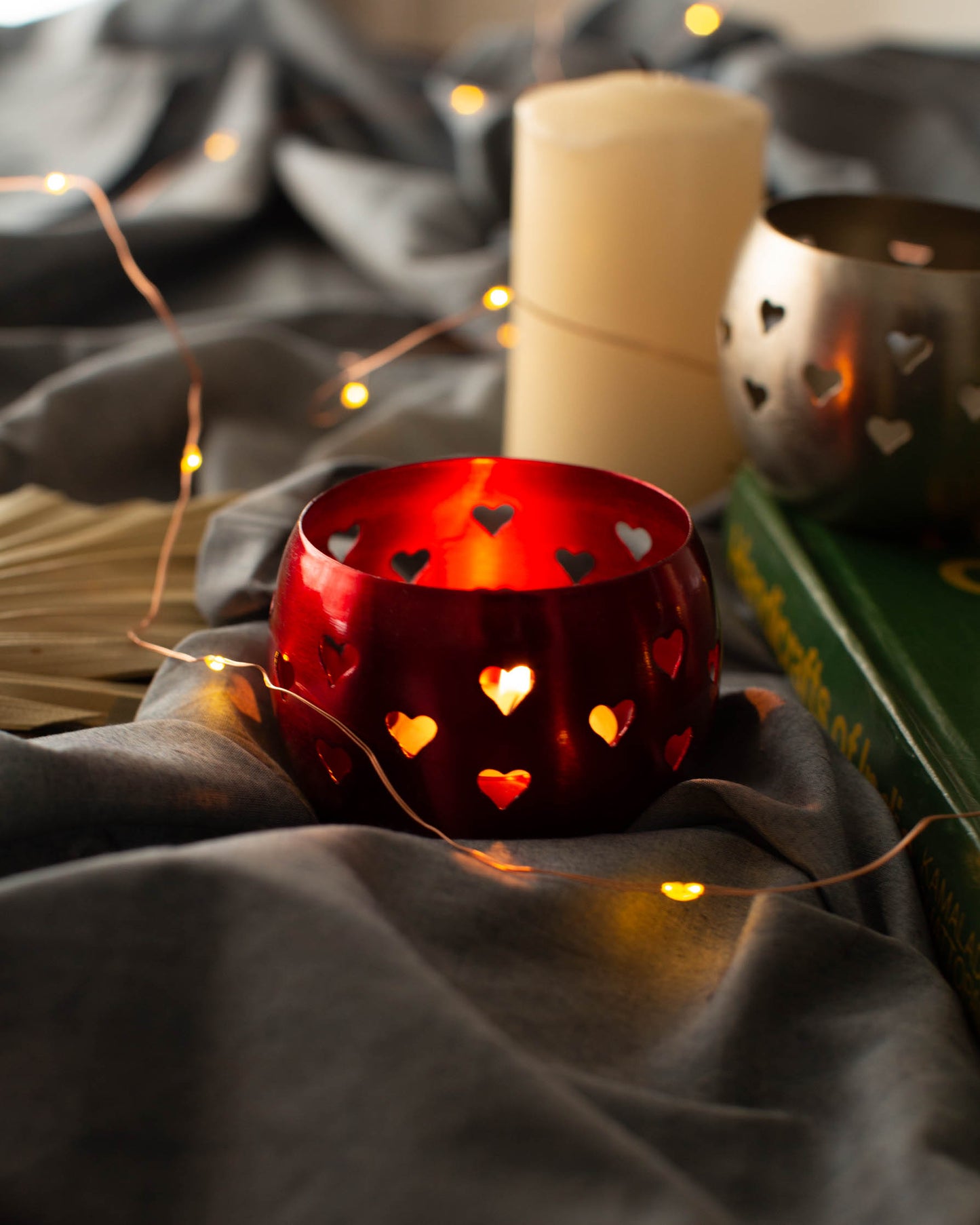 Metal Heart Votive