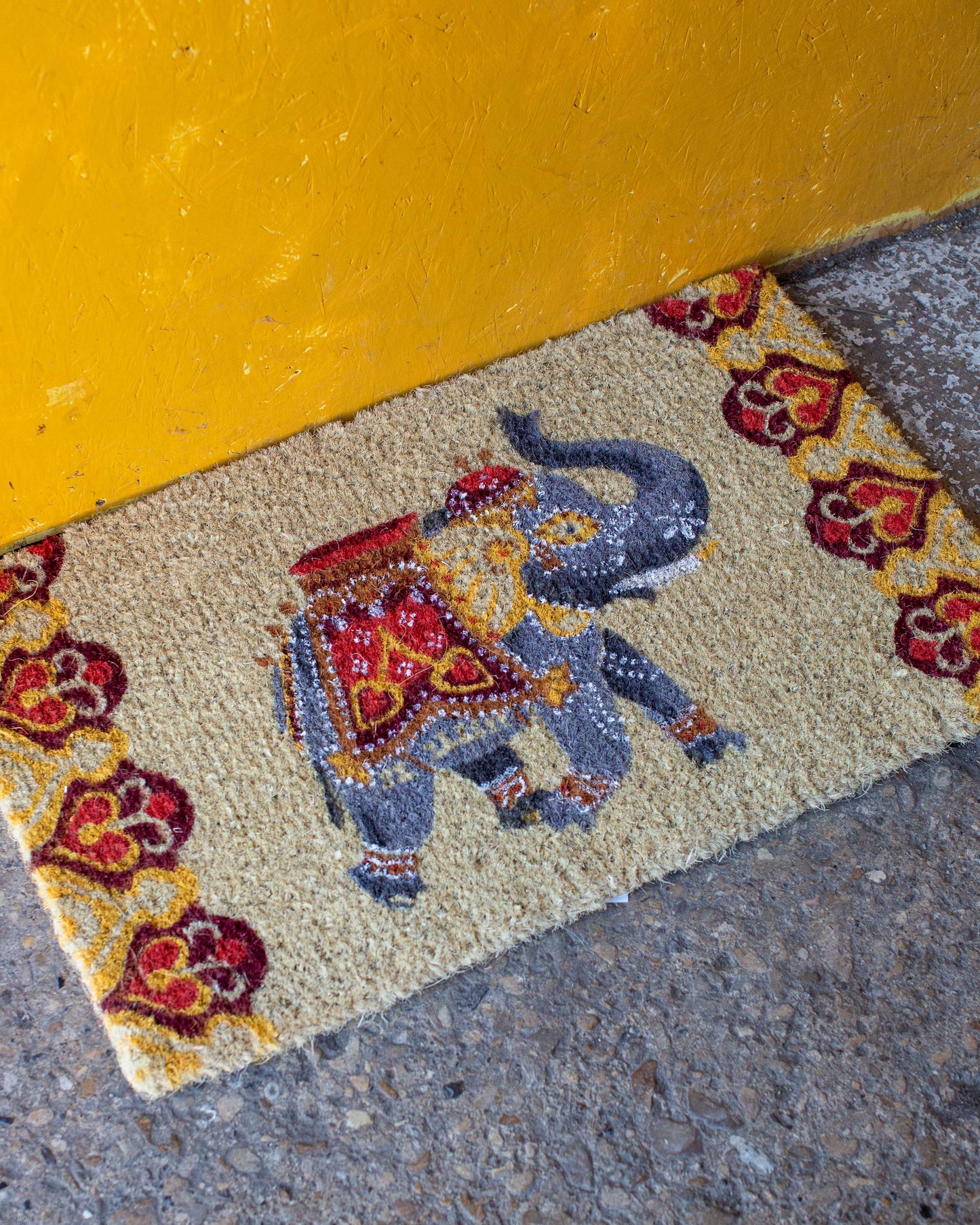 Elephant Doormat - The india Shop