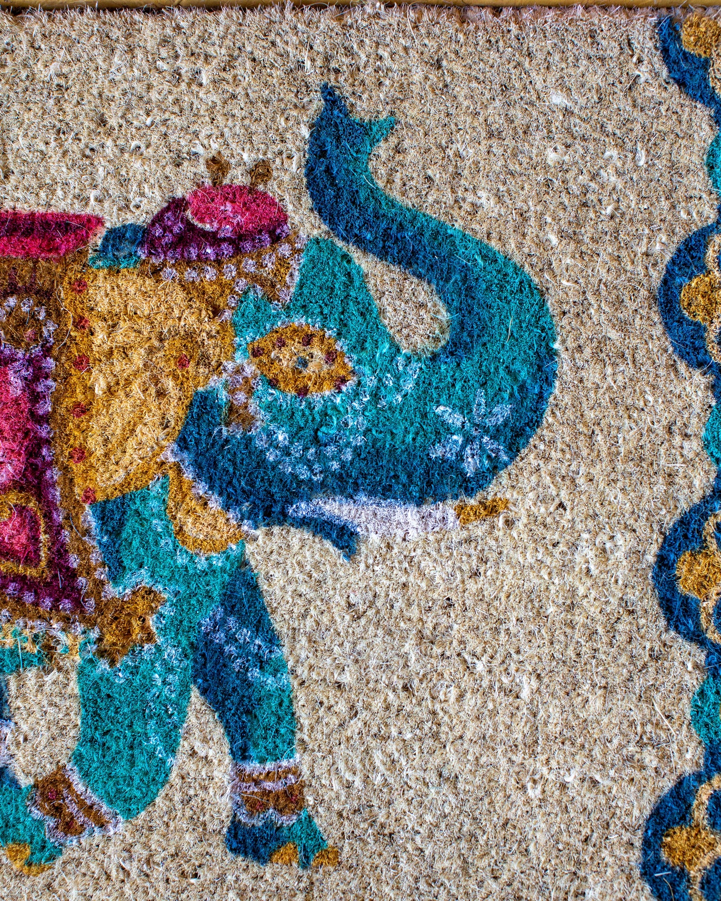 Blue Elephant Doormat