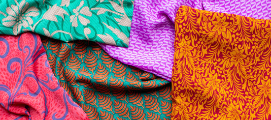 Set of 4 Sari Bags - The india Shop