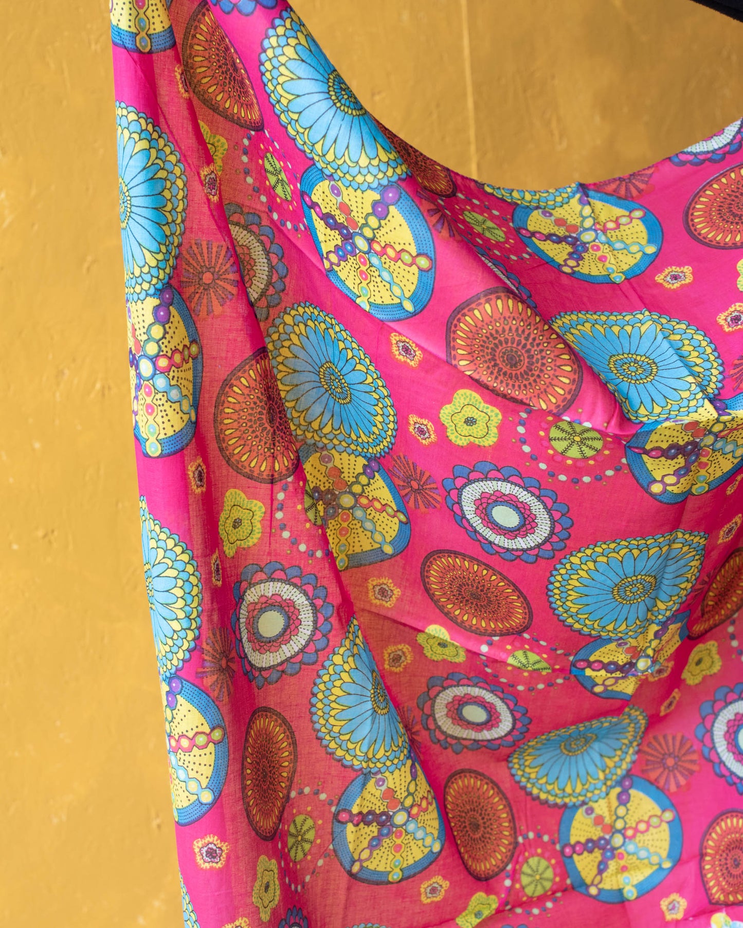 Funky Pink Pattern Headscarf - The india Shop