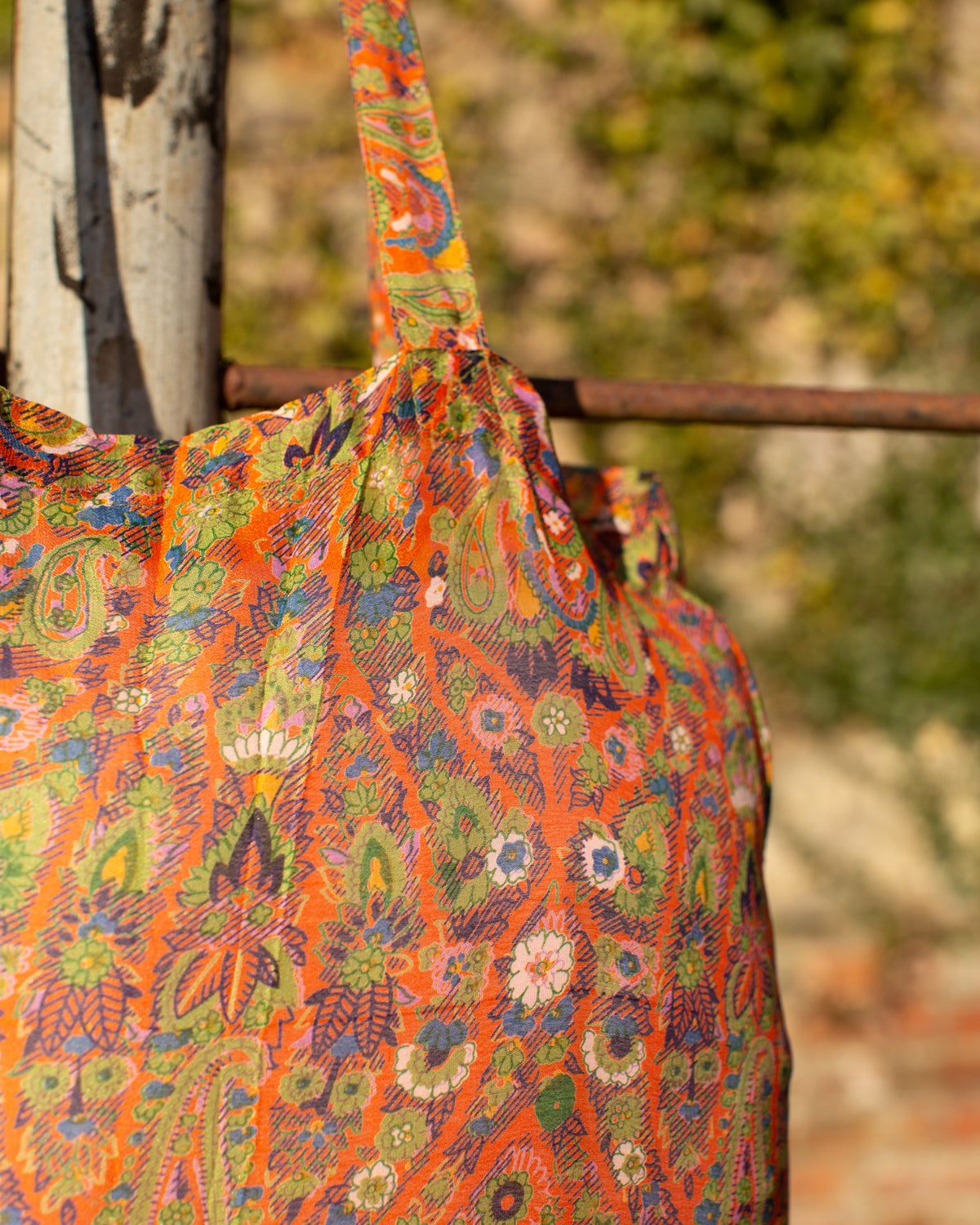Up-cycled Sari Tote Bag
