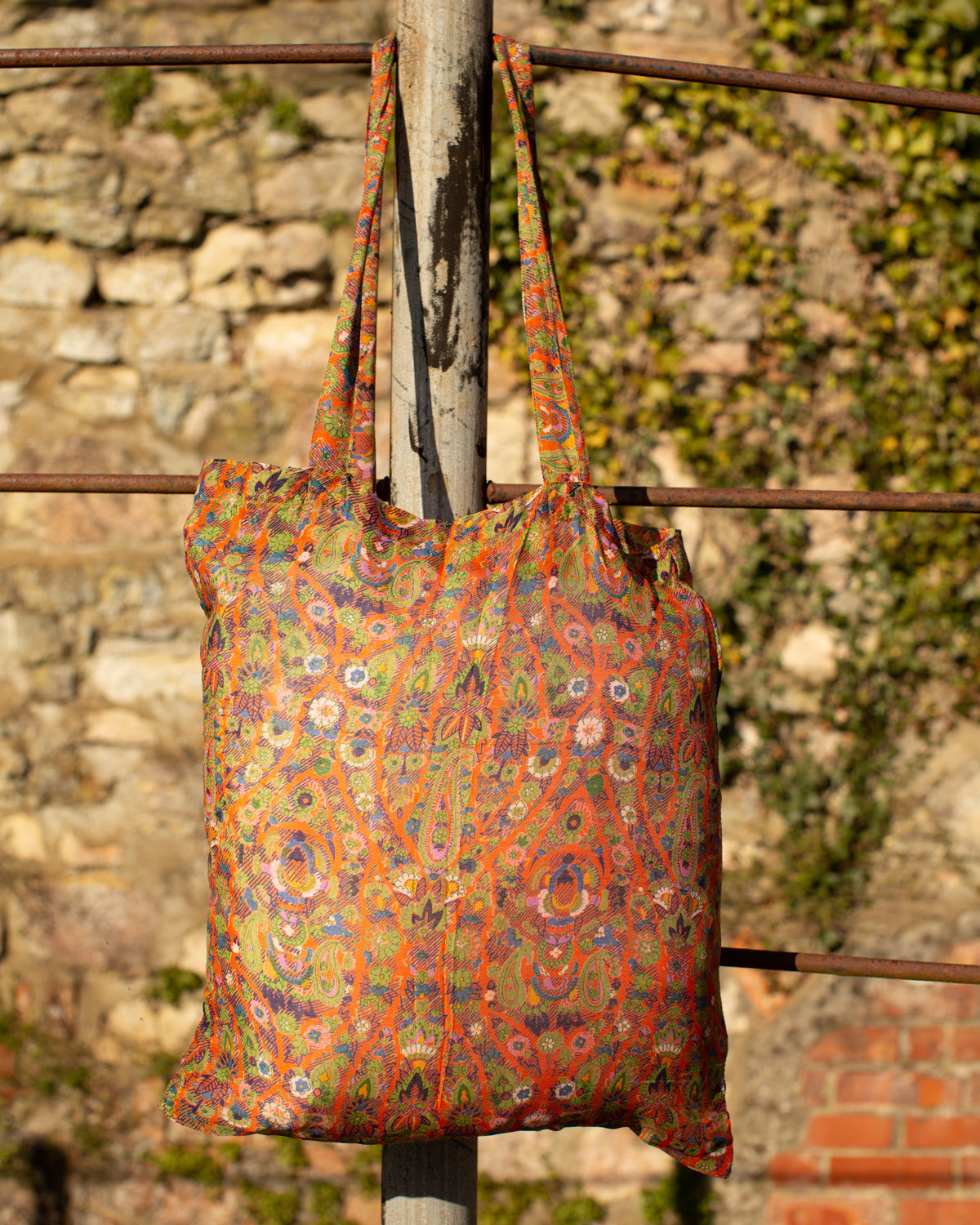 Up-cycled Sari Tote Bag