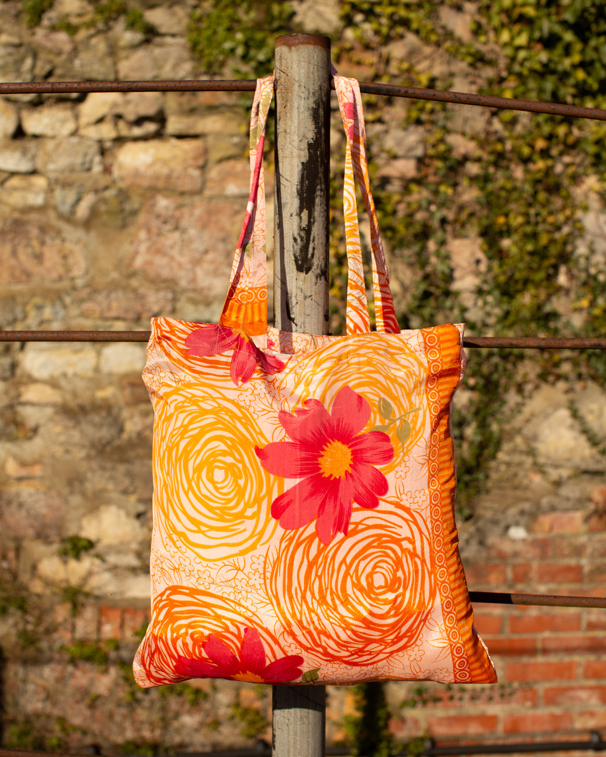 Up-cycled Sari Tote Bag