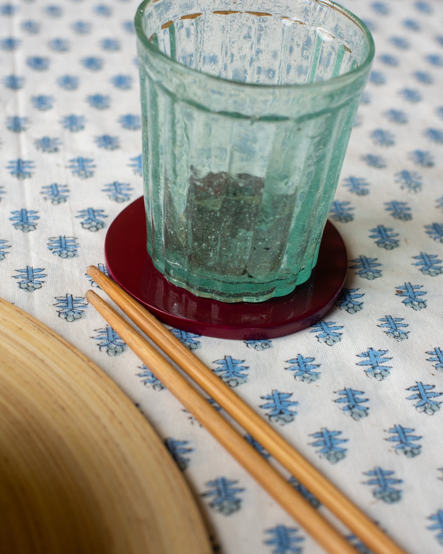 Plum Bamboo Coaster - The india Shop