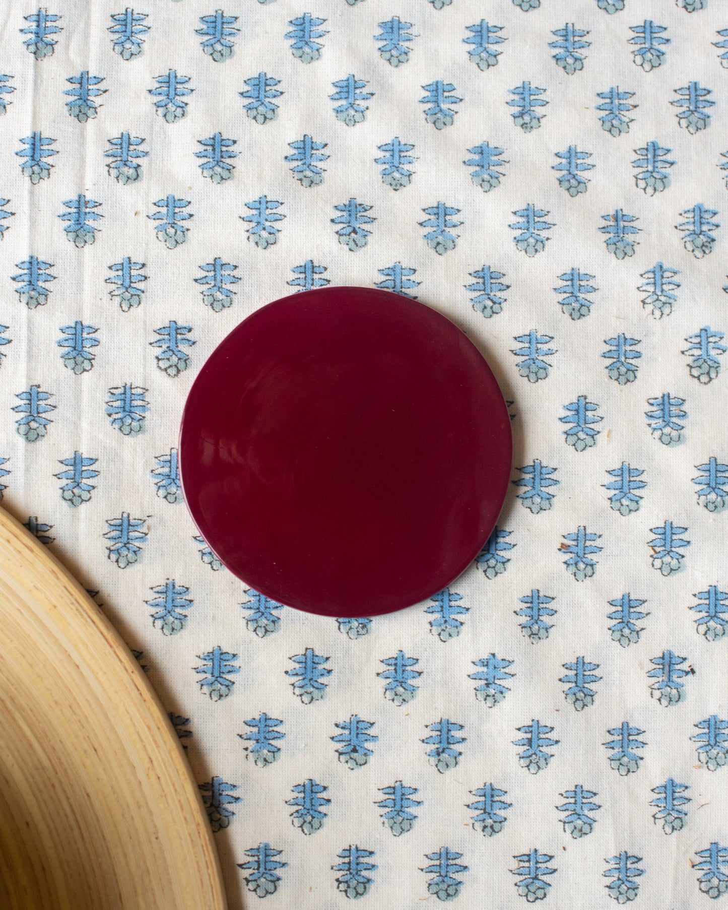 Plum Bamboo Coaster - The india Shop