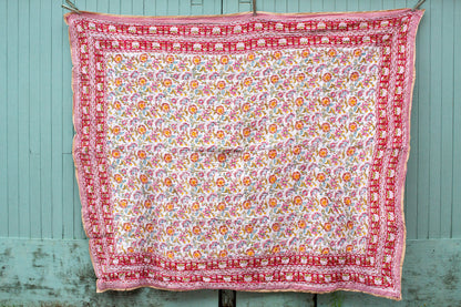 Chirton Print Block Padded Quilt