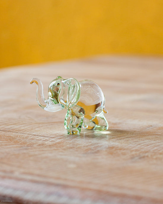 Glass Blown Elephants