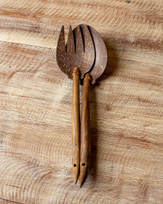 Coconut Salad Servers