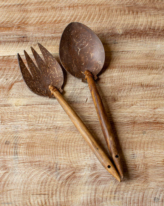 Coconut Salad Servers