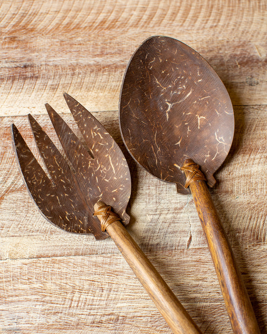 Coconut Salad Servers