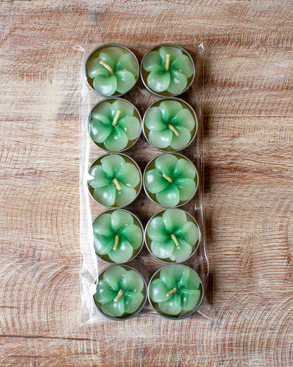 Pack of 10 Floral Tealights